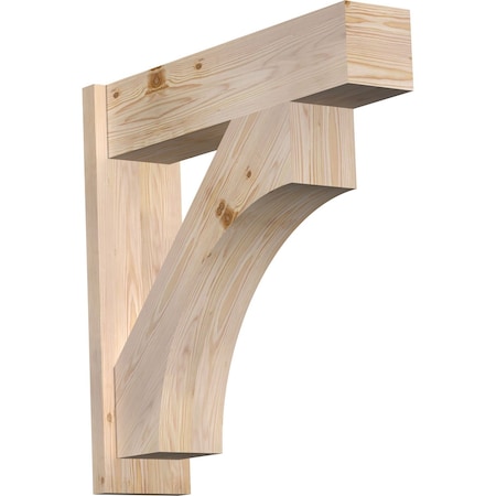 Ekena Millwork Westlake Block Smooth Outlooker, Douglas Fir, 7 1/2"W x 30"D x 30"H OUT08X30X30WTL05SDF